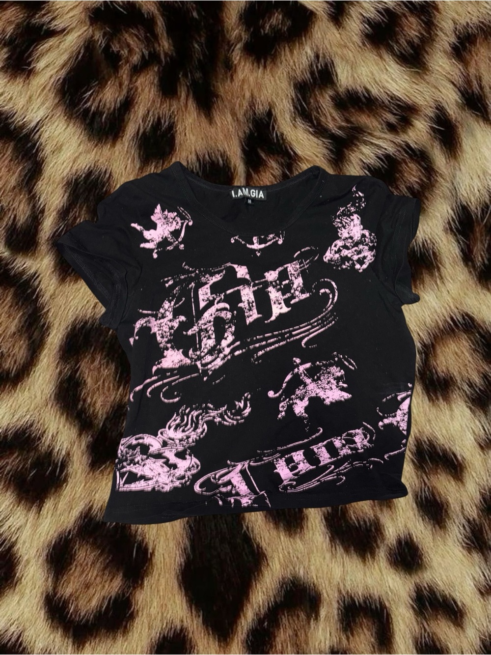 (SIZE M) I.AM.GIA Black Crop